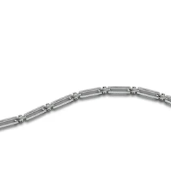 Balia Damen Armband 925 Silber matt und poliert 19cm BAA0017SM