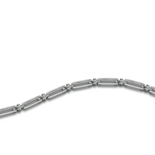 Balia Damen Armband 925 Silber matt und poliert 19cm BAA0017SM