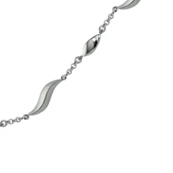Balia Damen Armband 925 Silber matt und poliert 19,5cm BAA0020SM