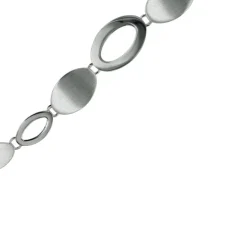 Balia Damen Armband 925 Silber matt und poliert 19cm BAA0022SM