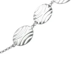 Balia Damen Armband 925 Silber matt und poliert 19cm BAA0026SM
