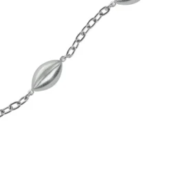 Balia Damen Armband 925 Silber matt und poliert 19cm BAA0030SM