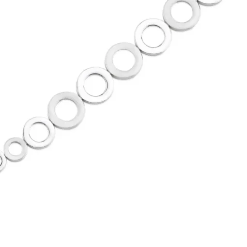 Balia Damen Armband 925 Silber matt und glanz 19,5cm BAA0004SP
