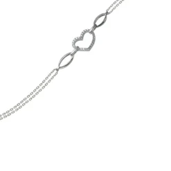 Balia Damen Armband 925 Silber Zirkonia weiß poliert 19cm BAA0032SW