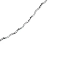Balia Damen Armband 925 Silber matt und poliert 19cm BAA0013SM