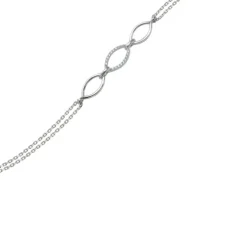Balia Damen Armband 925 Silber Zirkonia weiß poliert 19cm BAA0034SW