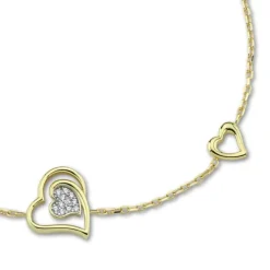 Balia Damen Armband aus 333 Gelbgold mit Zirkonia BGA0001G8