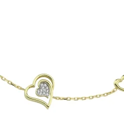 Balia Damen Armband aus 333 Gelbgold mit Zirkonia BGA0001G8