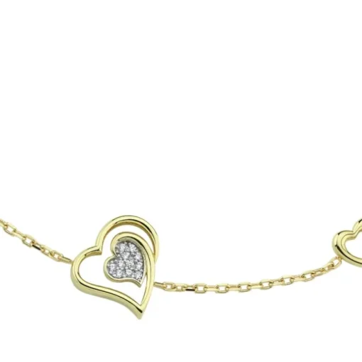 Balia Damen Armband aus 333 Gelbgold mit Zirkonia BGA0001G8
