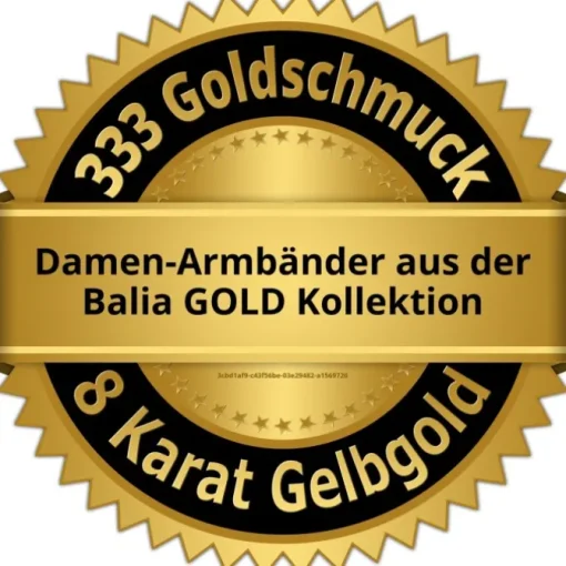 Balia Damen Armband aus 333 Gelbgold mit Zirkonia BGA0001G8