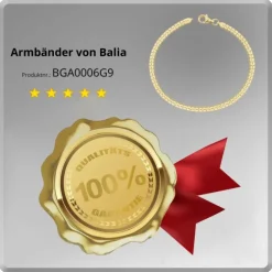 Balia Damen Armband Glieder aus 333 Gelbgold BGA0006G9