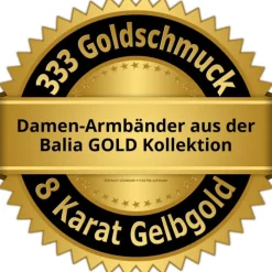 Balia Damen Armband Glieder aus 333 Gelbgold BGA0006G9