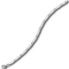 Balia Damen Armband matt weiße Zirkonia 925 Silber 18,5cm BAA0001SW