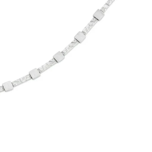 Balia Damen Armband mattiert geschlagen 925 Silber 19cm BAA0002SO
