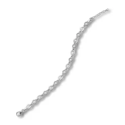 Balia Damen Armband Zirkonia 925 Silber glanz 19,5cm - 21,5cm BAA0008SW