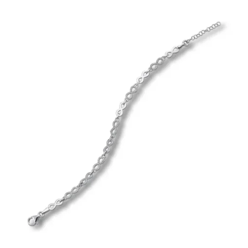 Balia Damen Armband Zirkonia 925 Silber glanz 18cm bis 21cm BAA0009SW