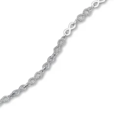 Balia Damen Armband Zirkonia 925 Silber glanz 18cm bis 21cm BAA0009SW