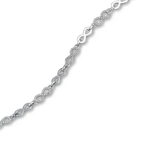 Balia Damen Armband Zirkonia 925 Silber glanz 18cm bis 21cm BAA0009SW