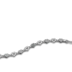 Balia Damen Armband Zirkonia 925 Silber glanz 19cm bis 21,5cm BAA0010SW