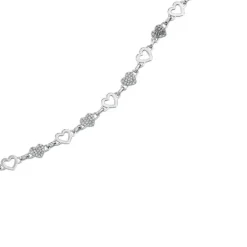 Balia Damen Armband Zirkonia 925 Silber glanz 19cm bis 21,5cm BAA0010SW