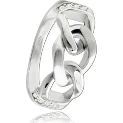 Balia Damen Chain Ring aus 925 Silber Gr.58 BAR027W58