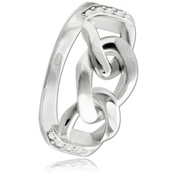 Balia Damen Chain Ring aus 925 Silber Gr.62 BAR027W62