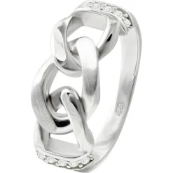 Balia Damen Chain Ring aus 925 Silber Gr.58 BAR027W58