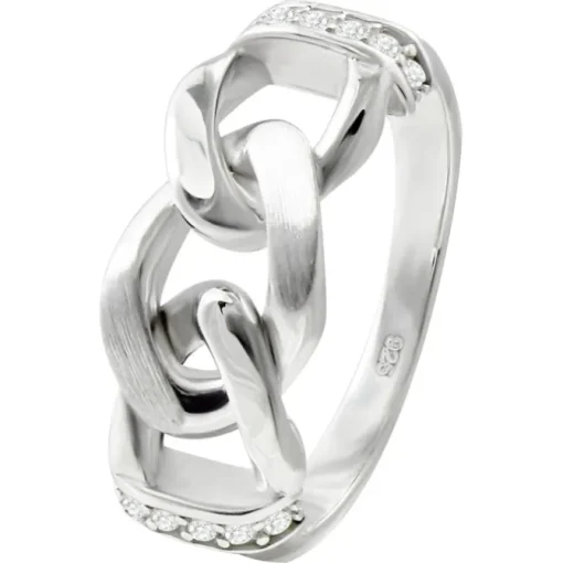 Balia Damen Chain Ring aus 925 Silber Gr.58 BAR027W58