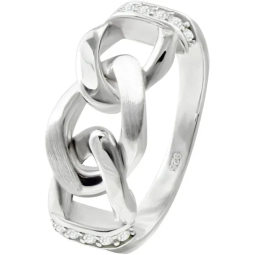 Balia Damen Chain Ring aus 925 Silber Gr.56 BAR027W56
