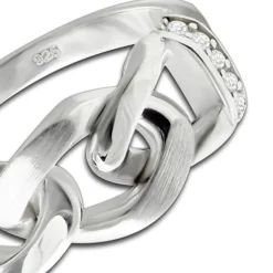 Balia Damen Chain Ring aus 925 Silber Gr.62 BAR027W62