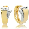 Balia Damen Creolen aus 333 Gelbgold mit Zirkonia BGO0045GT