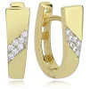 Balia Damen Creolen aus 333 Gelbgold mit Zirkonia BGO0003GW