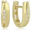 Balia Damen Creolen aus 333 Gelbgold mit Zirkonia BGO0006GW