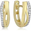 Balia Damen Creolen aus 333 Gelbgold mit Zirkonia BGO0001GW