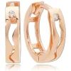 Balia Damen Creolen aus 333 Rosegold mit Zirkonia BGO0034RW