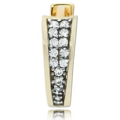 Balia Damen Creolen aus 333 Gelbgold mit Zirkonia BGO0038GW