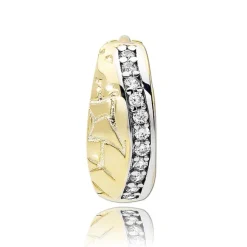 Balia Damen Creolen aus 333 Gelbgold mit Zirkonia BGO0055GW