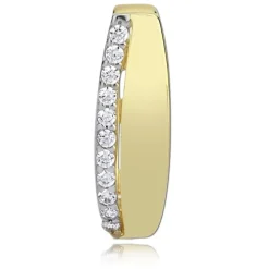 Balia Damen Creolen aus 333 Gelbgold mit Zirkonia BGO0002GW