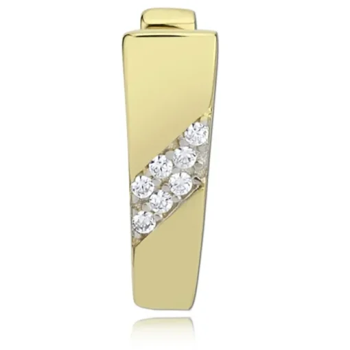Balia Damen Creolen aus 333 Gelbgold mit Zirkonia BGO0003GW