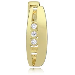 Balia Damen Creolen aus 333 Gelbgold mit Zirkonia BGO0006GW