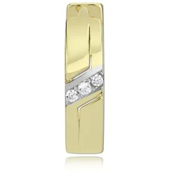 Balia Damen Creolen aus 333 Gelbgold mit Zirkonia BGO0011GW