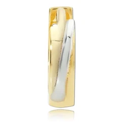 Balia Damen Creolen aus 333 Gelbgold zweifarbig BGO0041GT