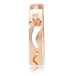 Balia Damen Creolen aus 333 Rosegold mit Zirkonia BGO0034RW