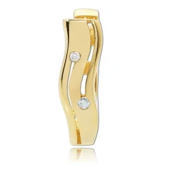 Balia Damen Creolen aus 333 Gelbgold mit Zirkonia BGO0046GW