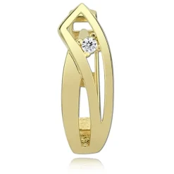 Balia Damen Creolen aus 333 Gelbgold mit Zirkonia BGO0005GW