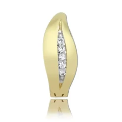Balia Damen Creolen aus 333 Gelbgold mit Zirkonia BGO0007GW