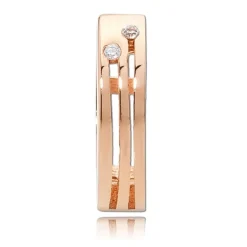 Balia Damen Creolen aus 333 Rosegold mit Zirkonia BGO0033RW