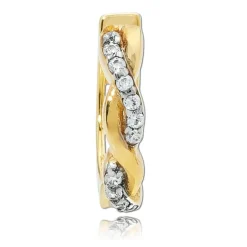 Balia Damen Creolen aus 333 Gelbgold mit Zirkonia BGO0035GW