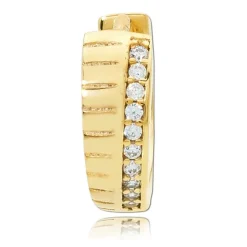 Balia Damen Creolen aus 333 Gelbgold mit Zirkonia BGO0037GW