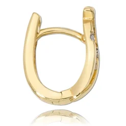 Balia Damen Creolen aus 333 Gelbgold mit Zirkonia BGO0059GW